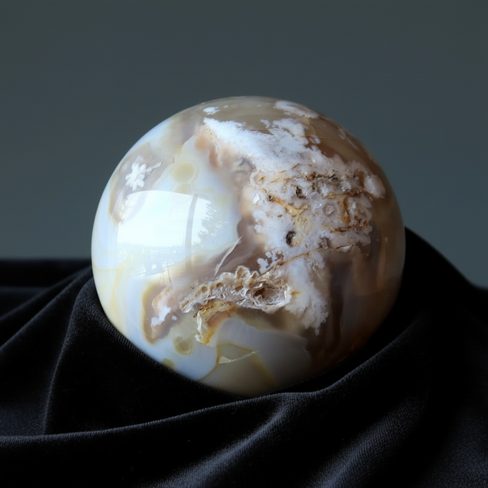 Flower Agate Sphere My Favorite Things Crystal Ball