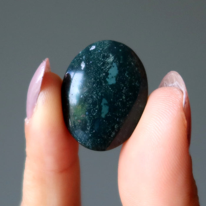 Green Agate Grid Crystal Nature Nurture Gem