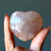 flower agate heart