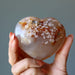 flower agate heart