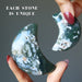 moss agate moon stones