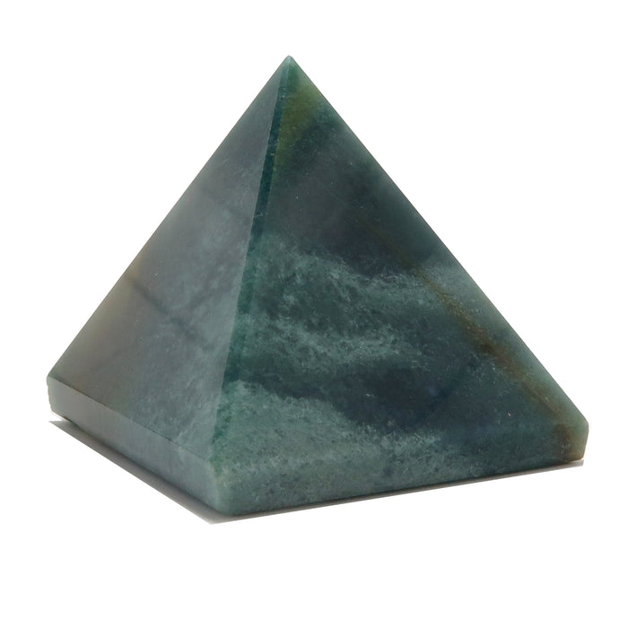 Moss Agate Pyramid Force of Nature Wounded Warrior