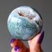 moss agate sphere