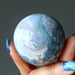 light green moss agate sphere