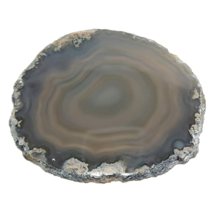 Blue Agate Charger Plate Station Teal Crystal Slice Slab