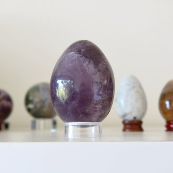 Amethyst Egg Purple Crystal Sacred Spiritual Stone