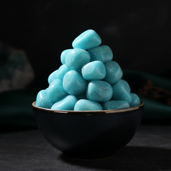 Amazonite Tumbled Stone Serene Crystals