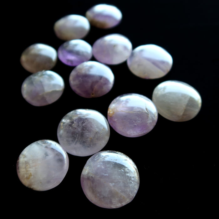 Amethyst Amulet Bundle of 13 Crystal Purple Mandala Coin