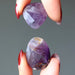 faceted amethyst pears