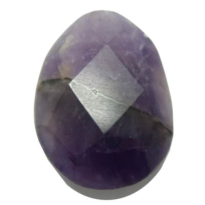 faceted amethyst pear