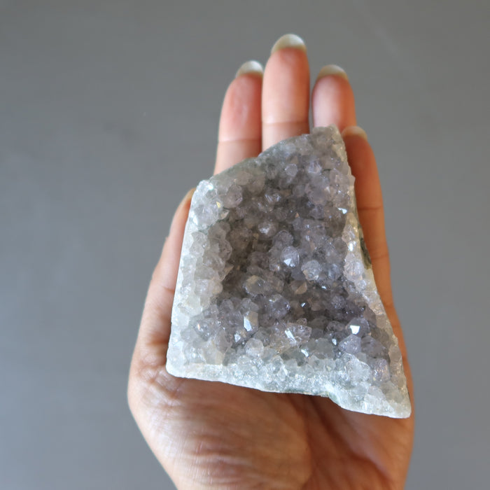 Amethyst Geode Purple Home Office Cluster 2.75 inch
