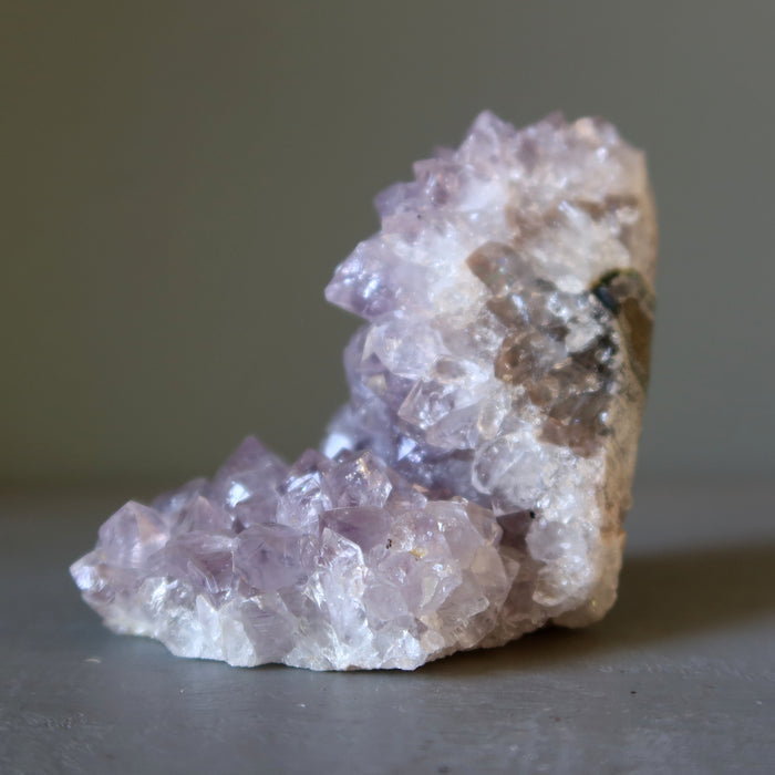 Amethyst Geode Purple Sparkling Crystal Cluster 2.75 inch