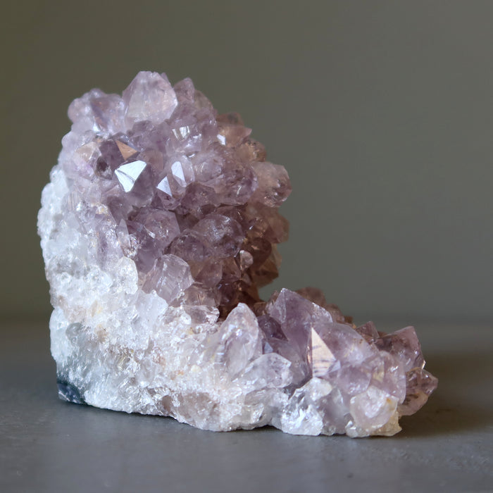 Amethyst Geode Purple Sparkling Crystal Cluster 2.75 inch