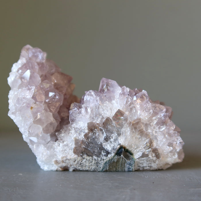 Amethyst Geode Purple Sparkling Crystal Cluster 2.75 inch