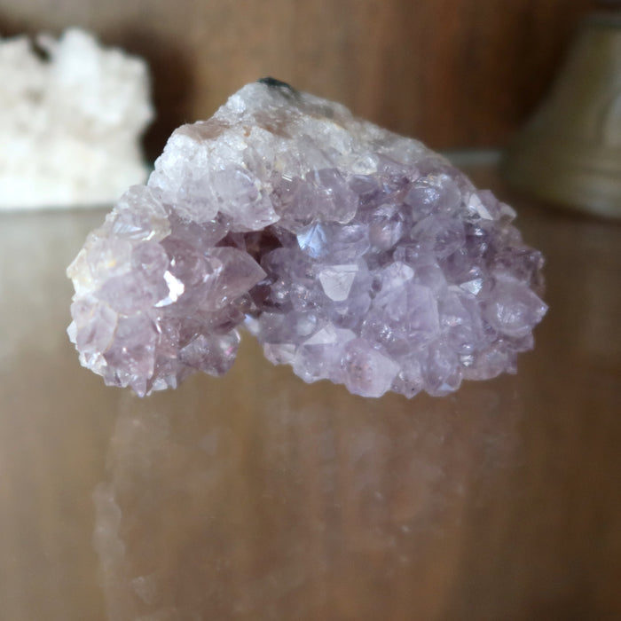Amethyst Geode Purple Sparkling Crystal Cluster 2.75 inch