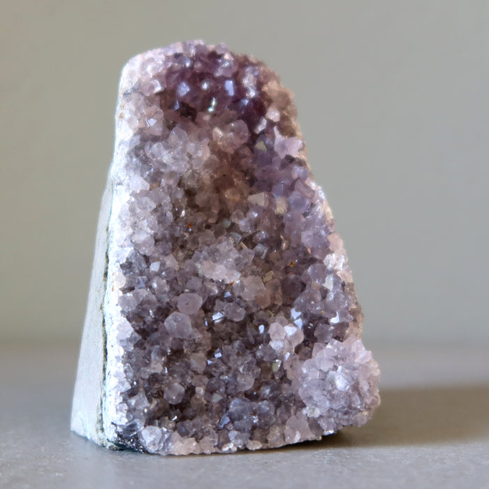 Amethyst Geode Purple Gemstone Cluster Dome 3 inch