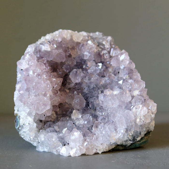 Amethyst Geode Purple Sparkling Crystal Cluster 3.25 inch