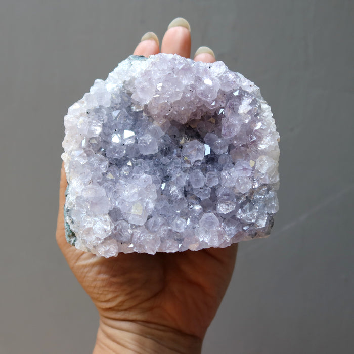 Amethyst Geode Purple Sparkling Crystal Cluster 3.25 inch