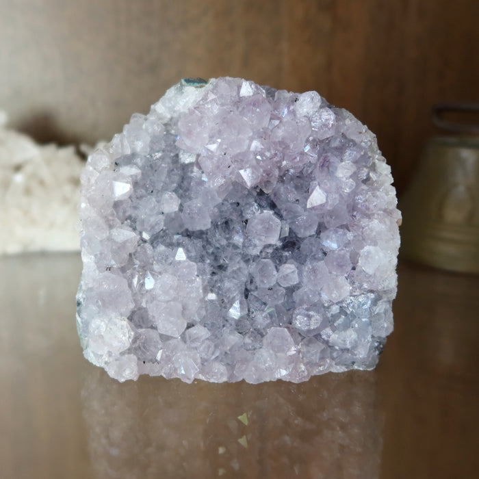 Amethyst Geode Purple Sparkling Crystal Cluster 3.25 inch
