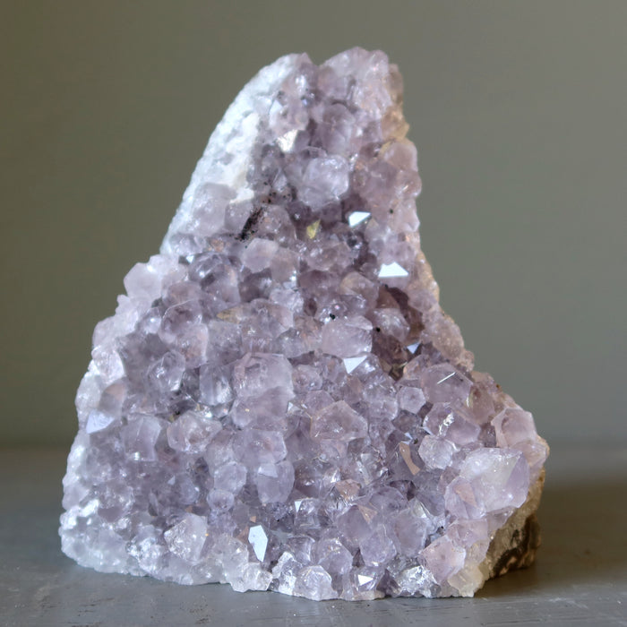 Amethyst Geode Purple Sparkling Crystal Cluster 5 inch
