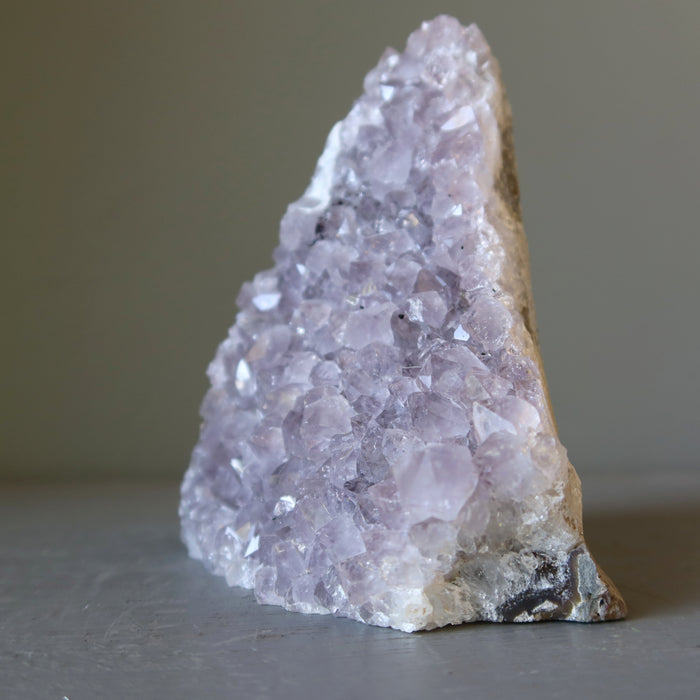 Amethyst Geode Purple Sparkling Crystal Cluster 5 inch