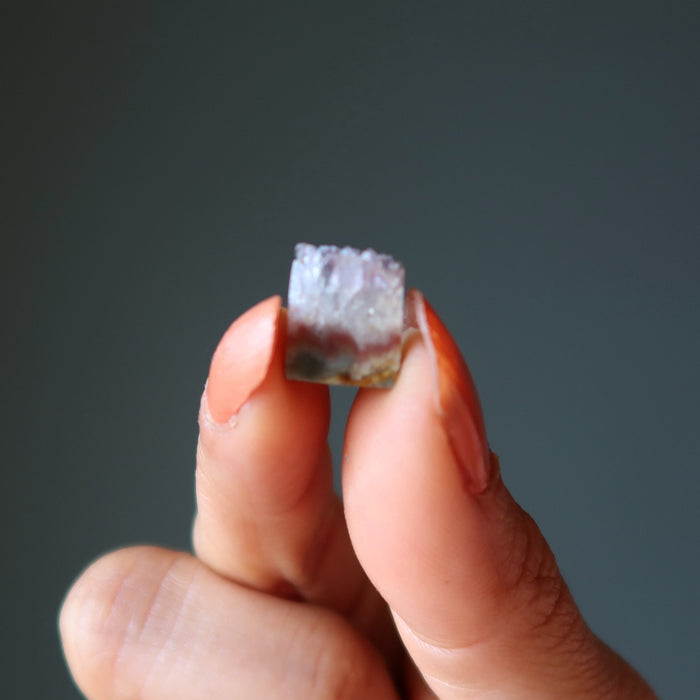 Amethyst Geode Set 4 Slices of Heaven Mini Cabochons