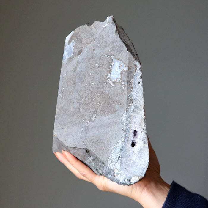 Amethyst Geode Spiritual Tranquility Crystal Cave 8 inch