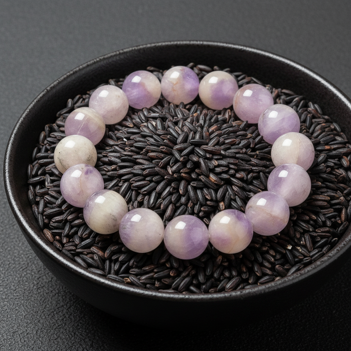 Amethyst Bracelet Lavender Purple Lightworker Stone