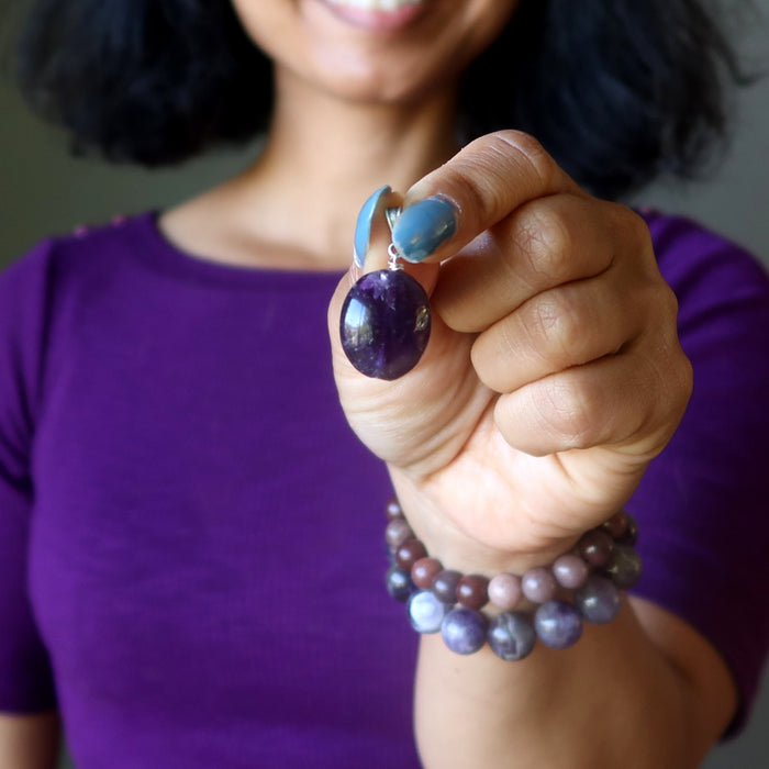 Purple Amethyst pendant