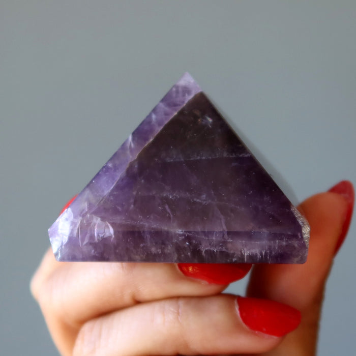 amethyst pyramid