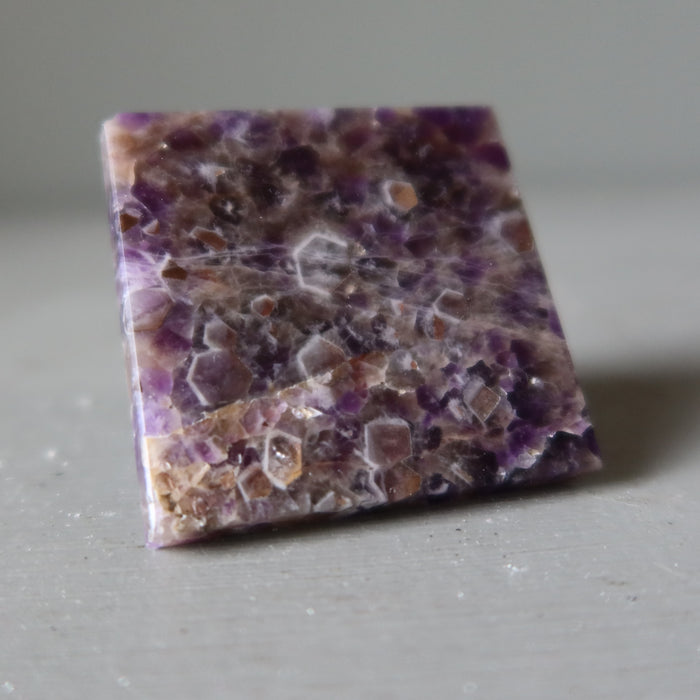 Amethyst Pyramid Dark Purple Wounded Warrior