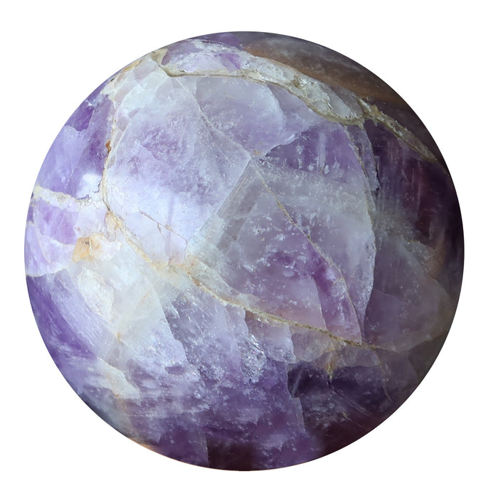 light purple amethyst sphere