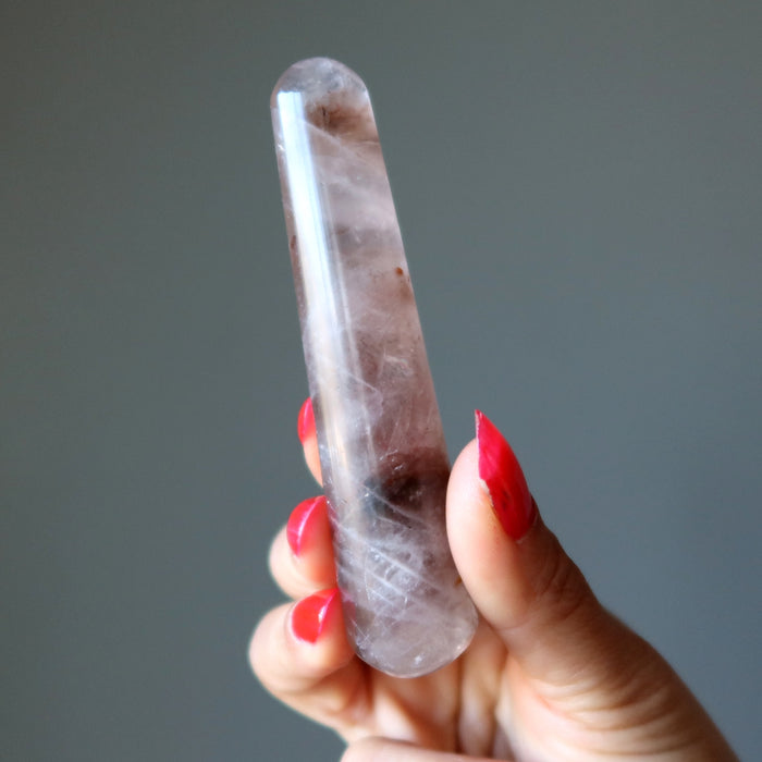 Amethyst Massage Wand Sacred Care Crystal Light Purple