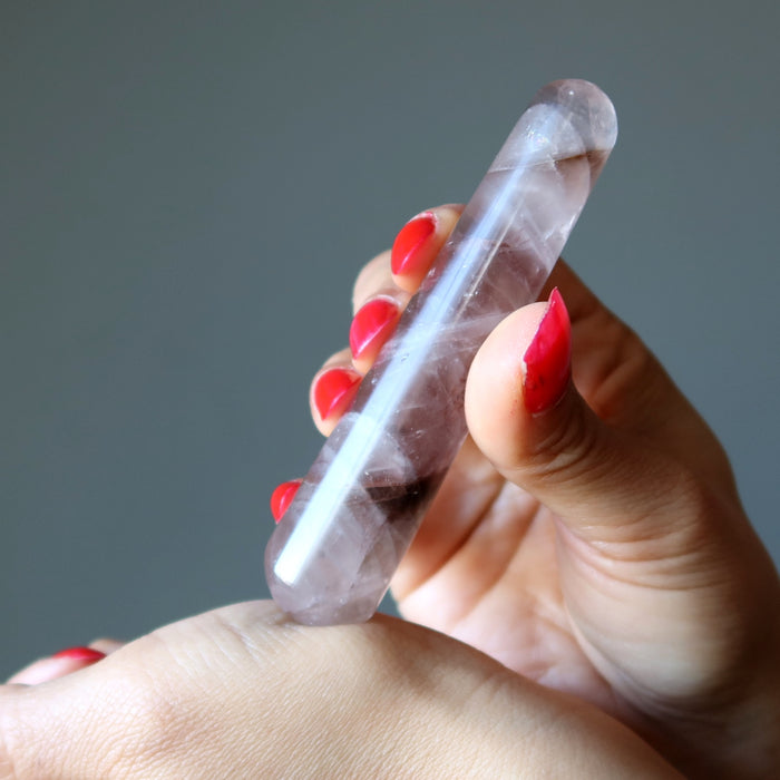 Amethyst Massage Wand Sacred Care Crystal Light Purple