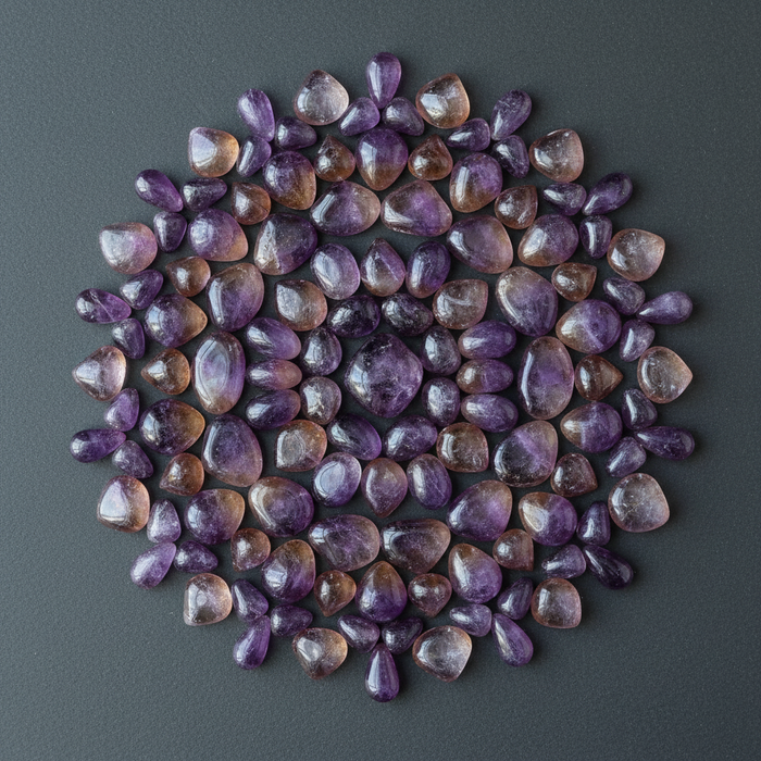 Ametrine Tumbled Stone Citrine Amethyst