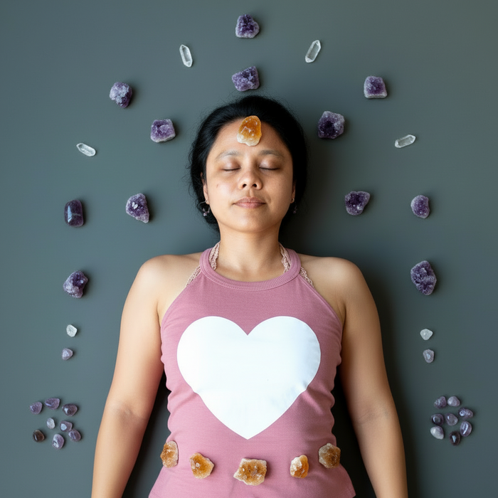 Ametrine Tumbled Stone Citrine Amethyst