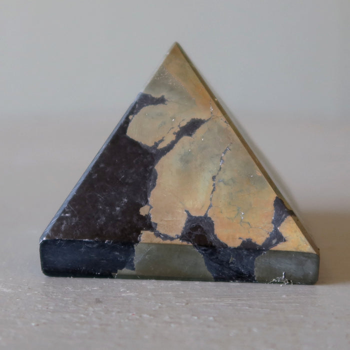 Apache Gold Pyramid Pyrite Wisdom Stone