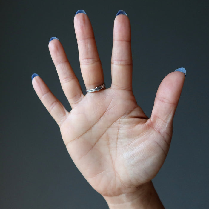 apatite sterling silver ring
