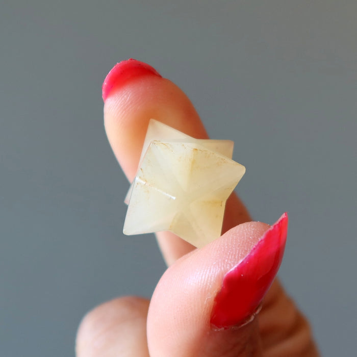 Aventurine Merkaba Energy Spin Stone