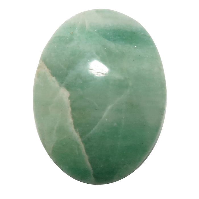 Green Aventurine Grid Crystal Oval Wounded Warrior
