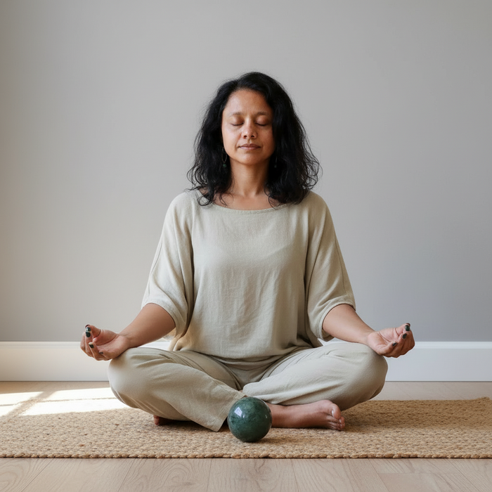 Green Aventurine Sphere Thriving Abundance Crystal Ball