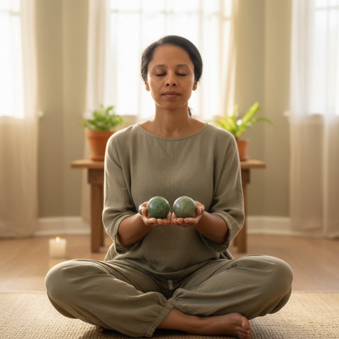 Green Aventurine Sphere Lucky Streaks Crystal Ball