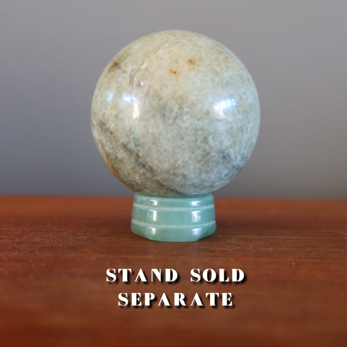 Green Aventurine Sphere Lucky Streaks Crystal Ball