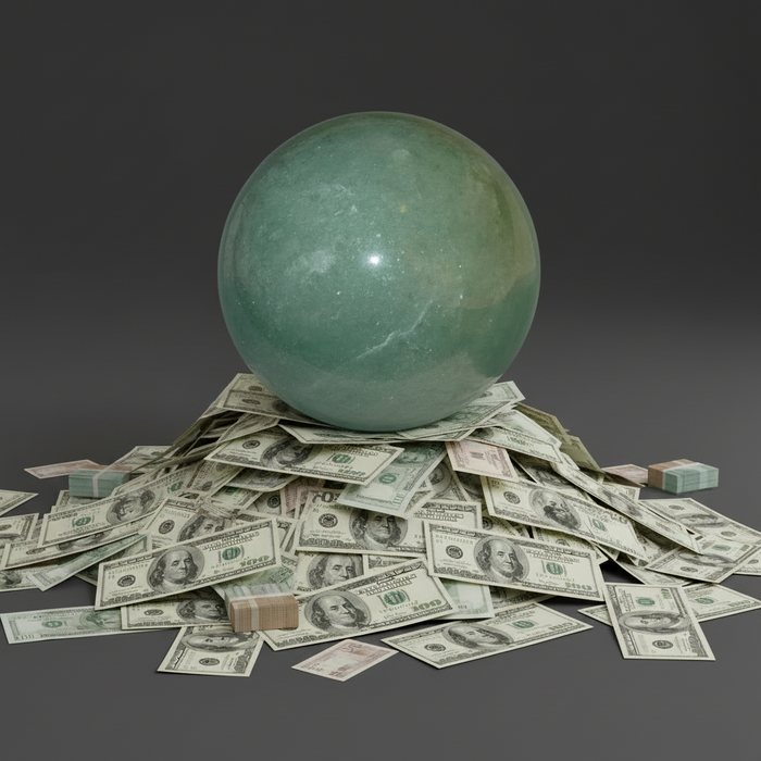Green Aventurine Sphere Abundance Crystal Ball
