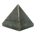 gray stormy aventurine pyramid