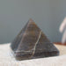 gray stormy aventurine pyramid