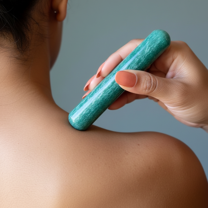 Green Aventurine Massage Wand Money Circulation