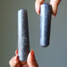 two blue aventurine massage wands