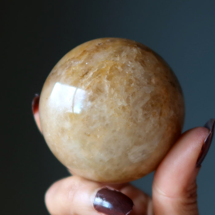 golden yellow aventurine sphere