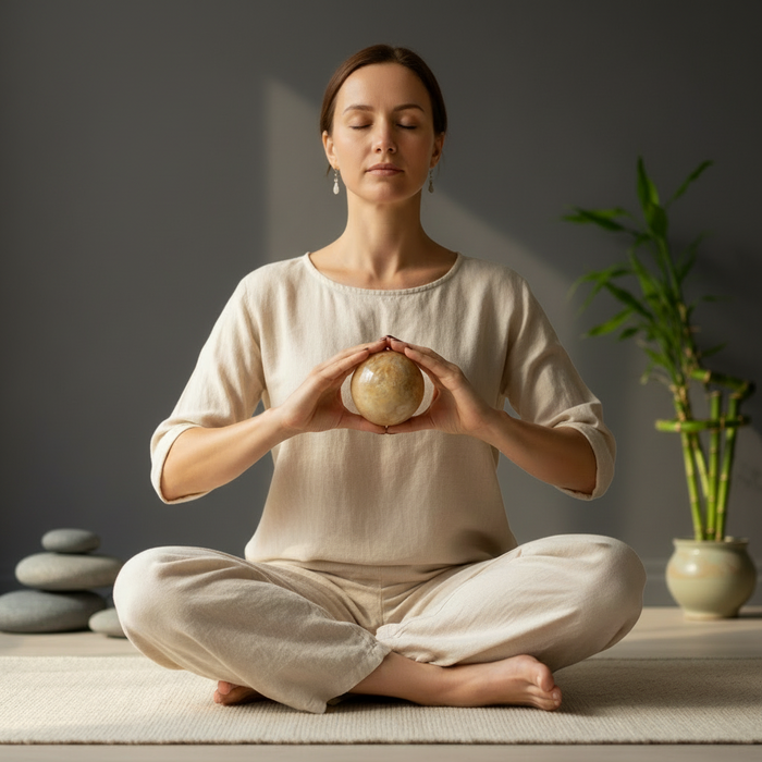 Golden Aventurine Sphere Superstar Crystal Ball